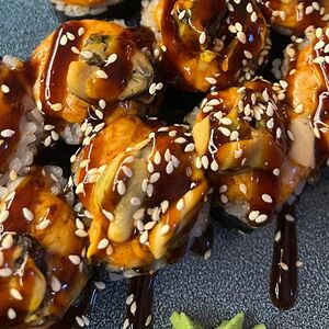 Запечённый с мидиями