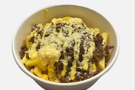 Картофель фри с говядиной