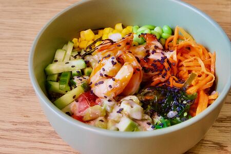 Поке с креветками