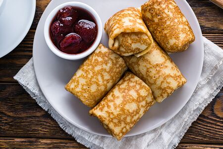 Блинчик с домашним творогом