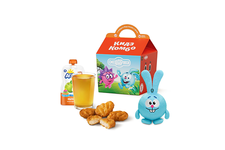 Кидз Комбо обед с игрушкой Смешарики