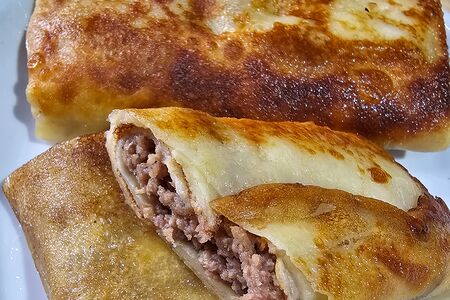 Блинчики с фаршем