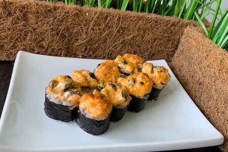 Полу-Запеченный с мидиями