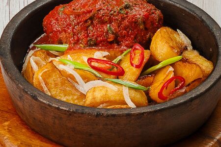 Кебаби с картофелем