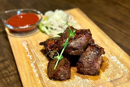 Шашлык из печени