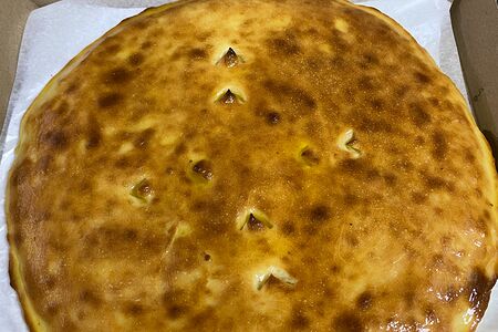 Пирог с картофелем и жареным луком