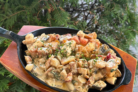 Жаркое с курицей