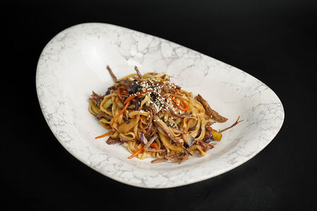 Лапша удон с курицей 