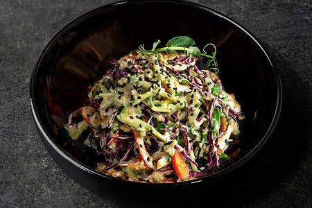 Салат веган азия