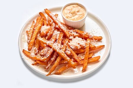 Батат фри с соусом айоли