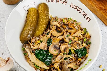 Гречневая каша с грибами