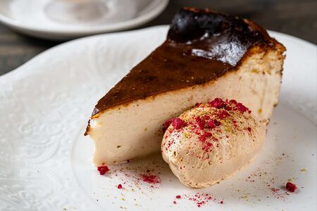 Чизкейк с кремом из вареной сгущенки