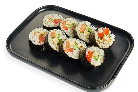 Кимпаб Сурими и овощи