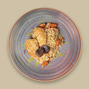 Котлетки рыбные с булгуром