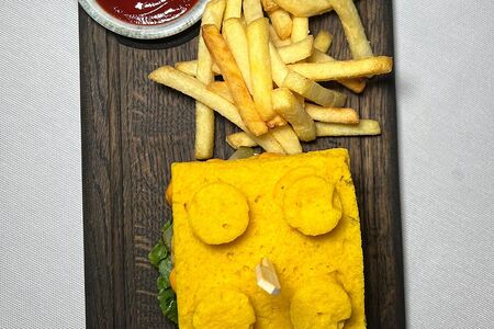 Бургер Лего с курицей