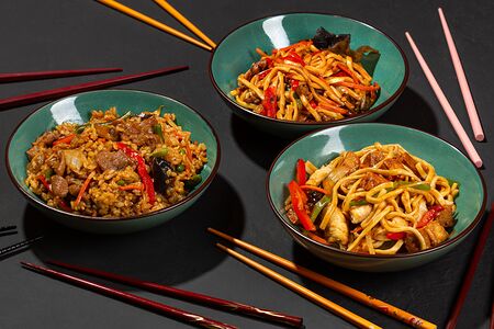 Жареный вок со свининой