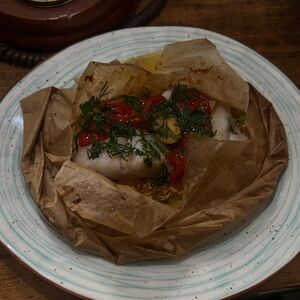 Филе судака в пергаменте