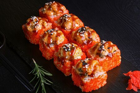 Ролл Креветка спайси hot