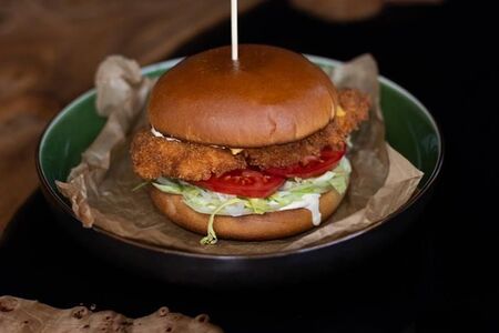 Бургер с курицей 