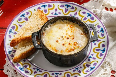 Жюльен с грибами и цыпленком