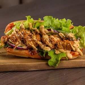 Фалафель-дог веган