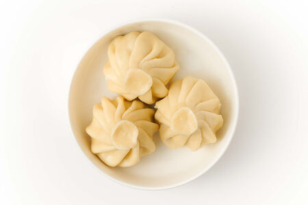 Хинкали со свининой и говядиной