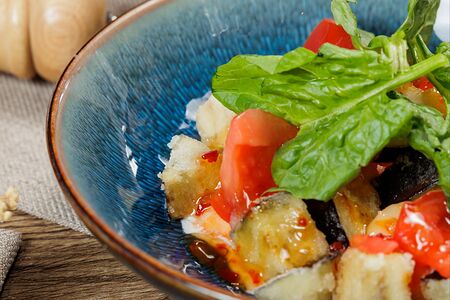 Салат с баклажаном