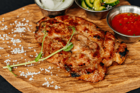 Стейк из свиной шеи