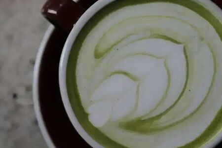 Матча капучино зеленый