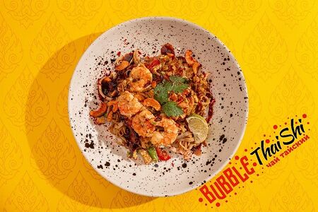 Лапша пад-тай с креветками