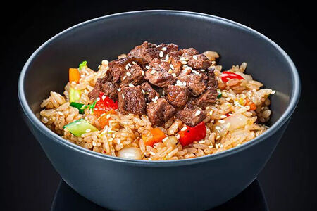 Рис с говядиной