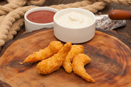 Креветки в панировке