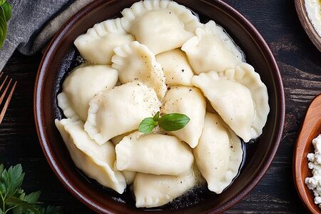 Вареники с вишней