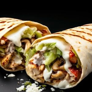 Шаурма с копченой курочкой