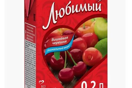 Сок Любимый вишневый