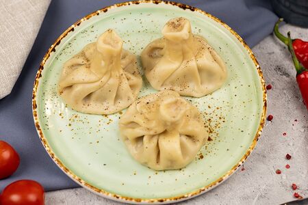 Хинкали с бараниной 