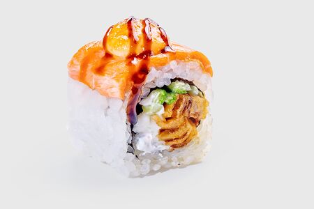 Запеченный острый с лососем 