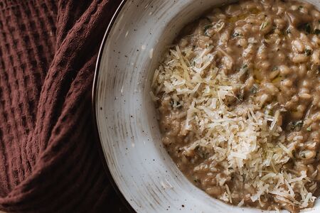 Ризотто с белыми грибами