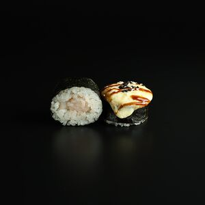 Ролл Вулкан с креветкой