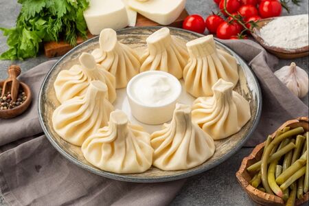 Хинкали с бараниной