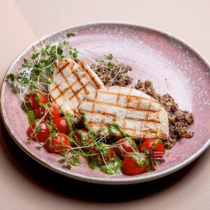 Куриное филе с киноа