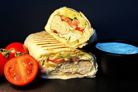 Кебаб-ролл из говядины