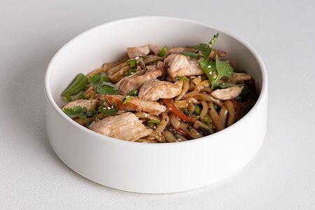 Лапша с курицей