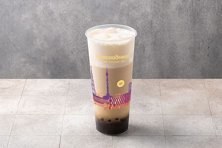 Милк бабл ти Ассам с тапиокой и сырной пеной