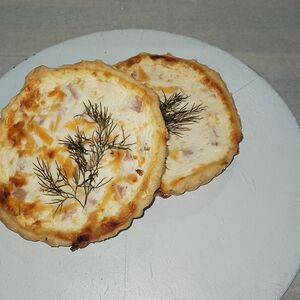 Киш с ветчиной из индейки