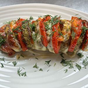 Гармоника из кабачков 