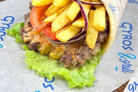 Пита Гирос с бифтеки