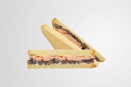 Сэндвич Курица и грибы 