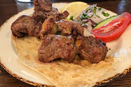 Шашлык из cвинoго карбонада