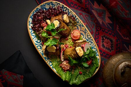 Рулетики из баклажанов